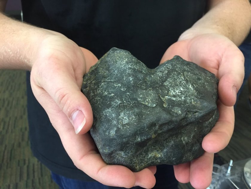 cleaned-heart-shaped-meteorite-at-press-conference-on-january-6-2016